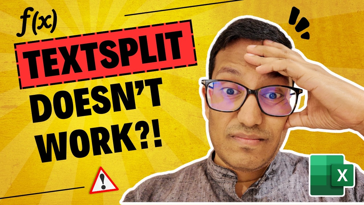 Your TEXTSPLIT Formulas are USELESS, Until You Do This!!