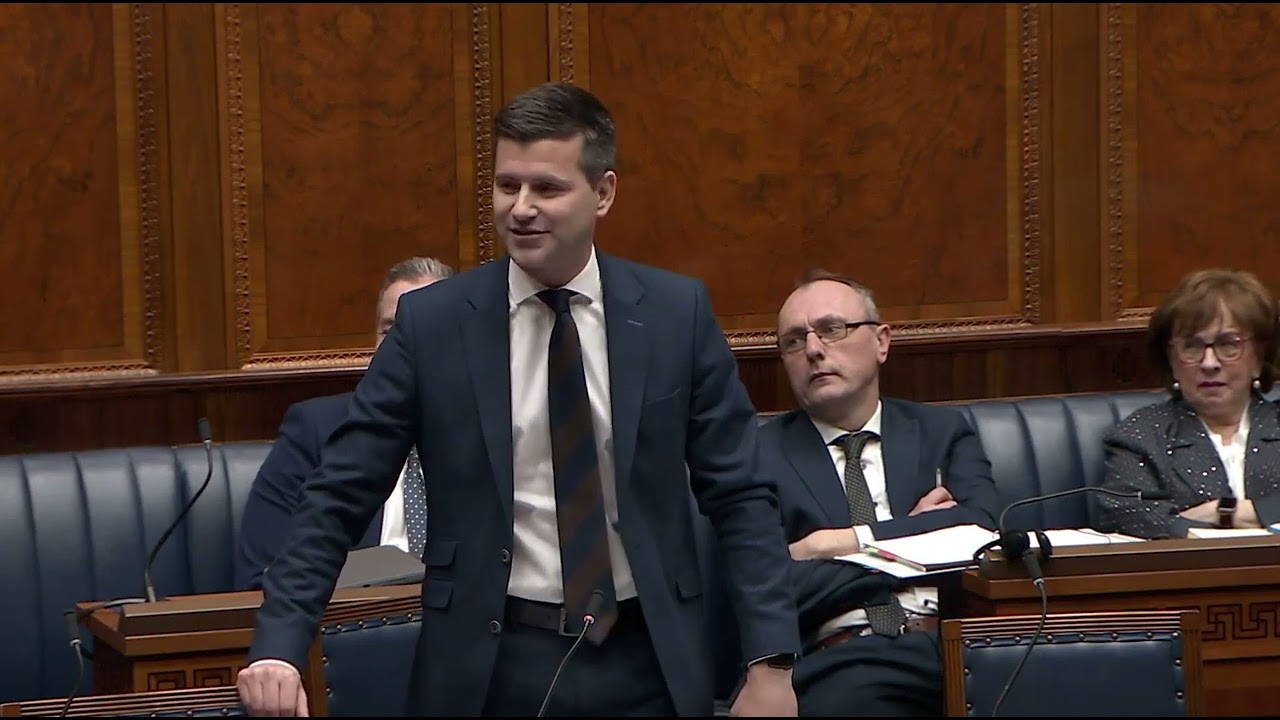 Jonathan Buckley leads DUP opposition to rigged EU vote.