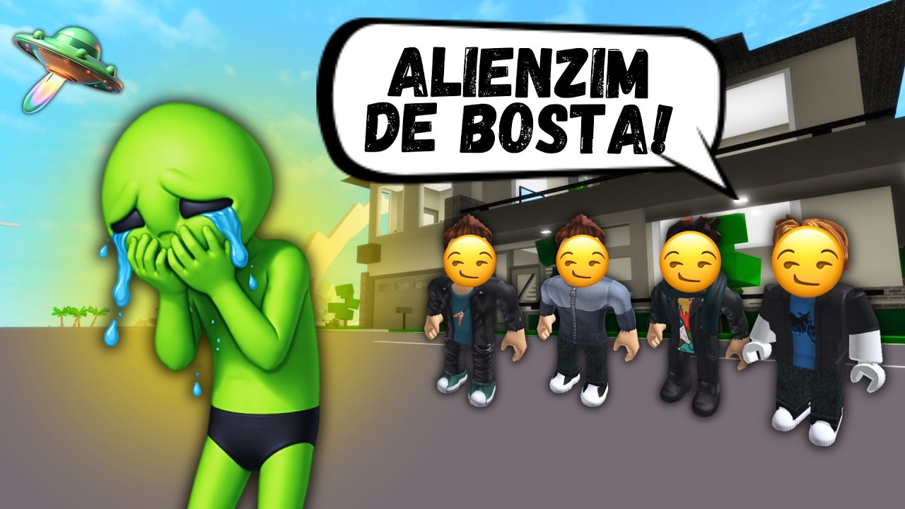 Os meninos que zoaram o alien e se deram mal !! - HISTÓRIA DE ROBLOX