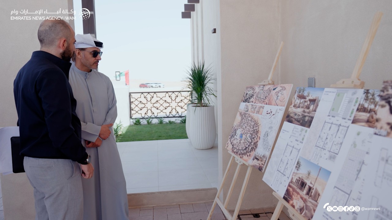 هزاع بن زايد يطَّلع على عدد من المشاريع التطويرية في منطقة العين