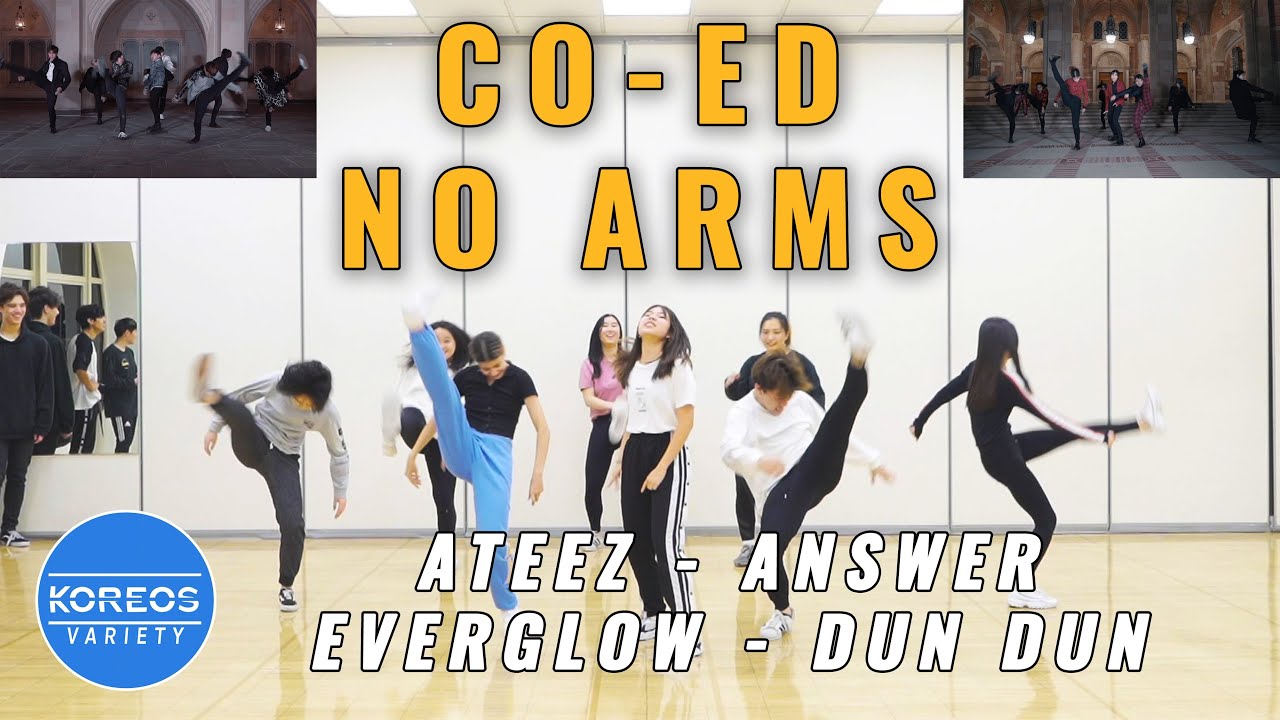 [Koreos Variety] Co-Ed ATEEZ Answer + No Arms EVERGLOW Dun Dun | Koreos