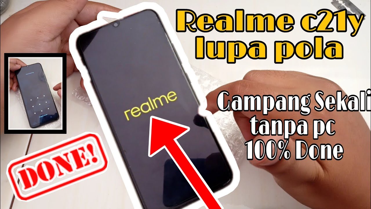 Realme c21y lupa pola, hard reset realme 100% berhasil 2022