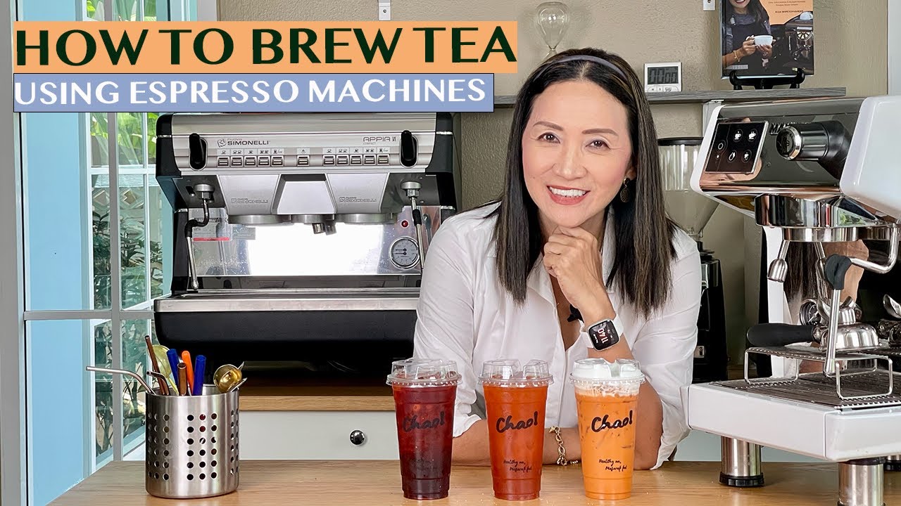 3 CLASSIC THAI TEA DRINKS USING ESPRESSO MACHINES: ICED TEA, ICED LEMON TEA & THAI MILK TEA