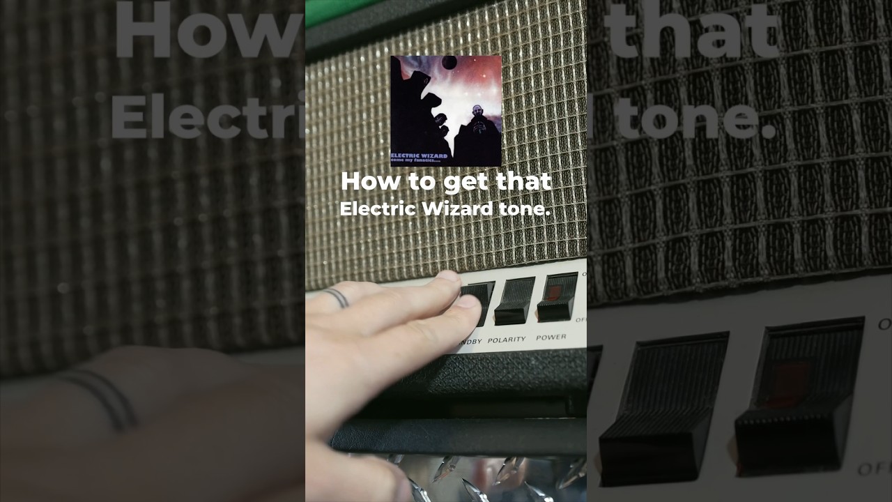 How to get that Electric Wizard Tone . Great guitar tone for Doom Metal . #shorts #guitar #doom
