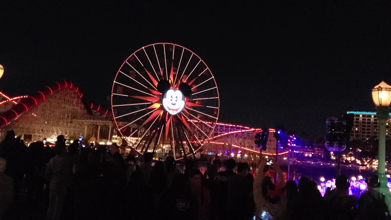 2020 New Years Eve Count down Disney California Adventure