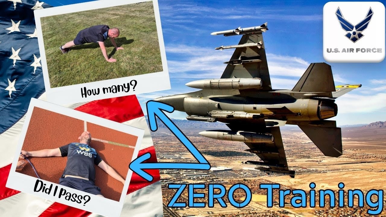 Taking on The US AIR FORCE FITNESS TEST with ZERO TRAINING!