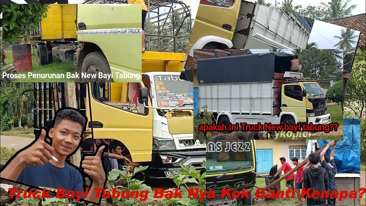 Bak Terbaru Truk Bayi Tabung |Ini Lah Proses Proses Percopotan Bak Truck Bayi Tabung|
