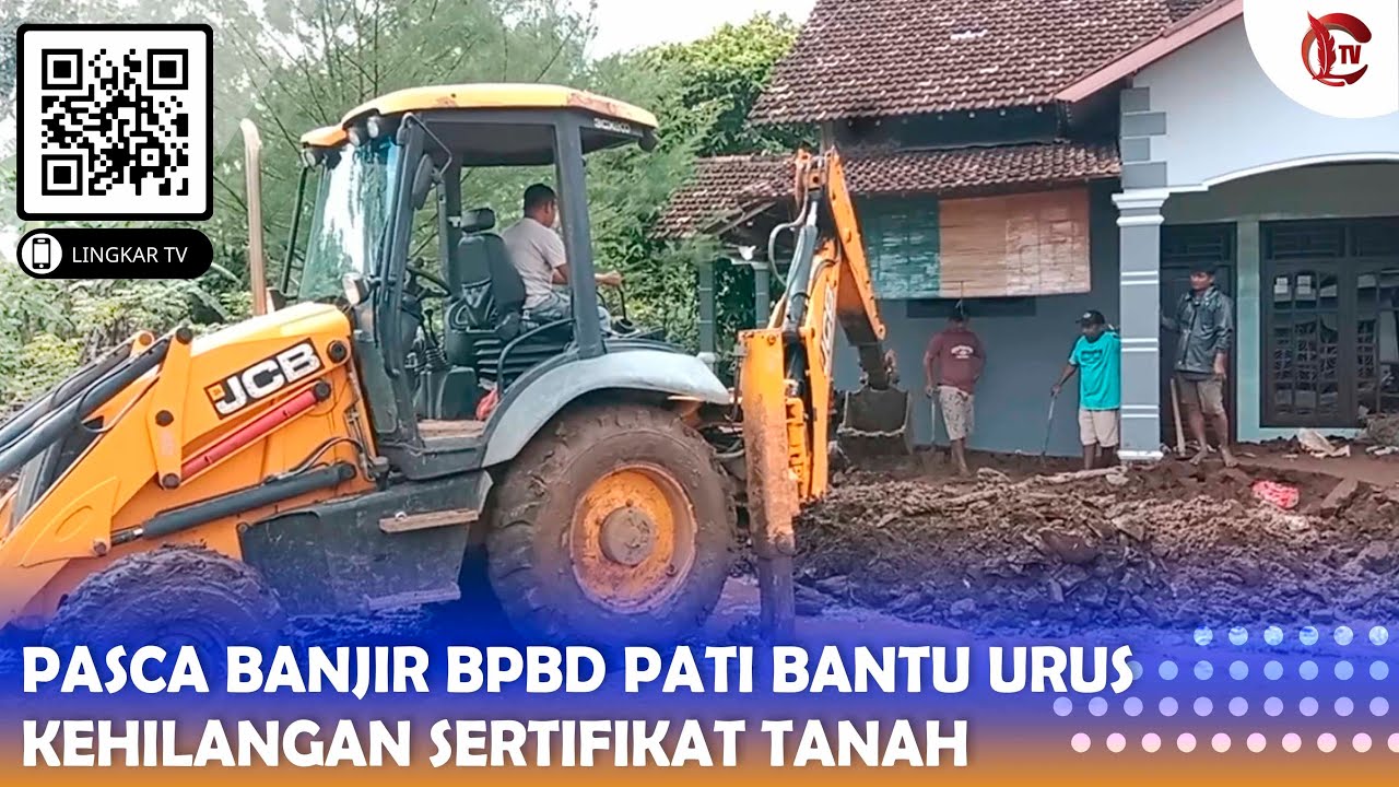 PASCA BANJIR BPBD PATI BANTU URUS KEHILANGAN SERTIFIKAT TANAH