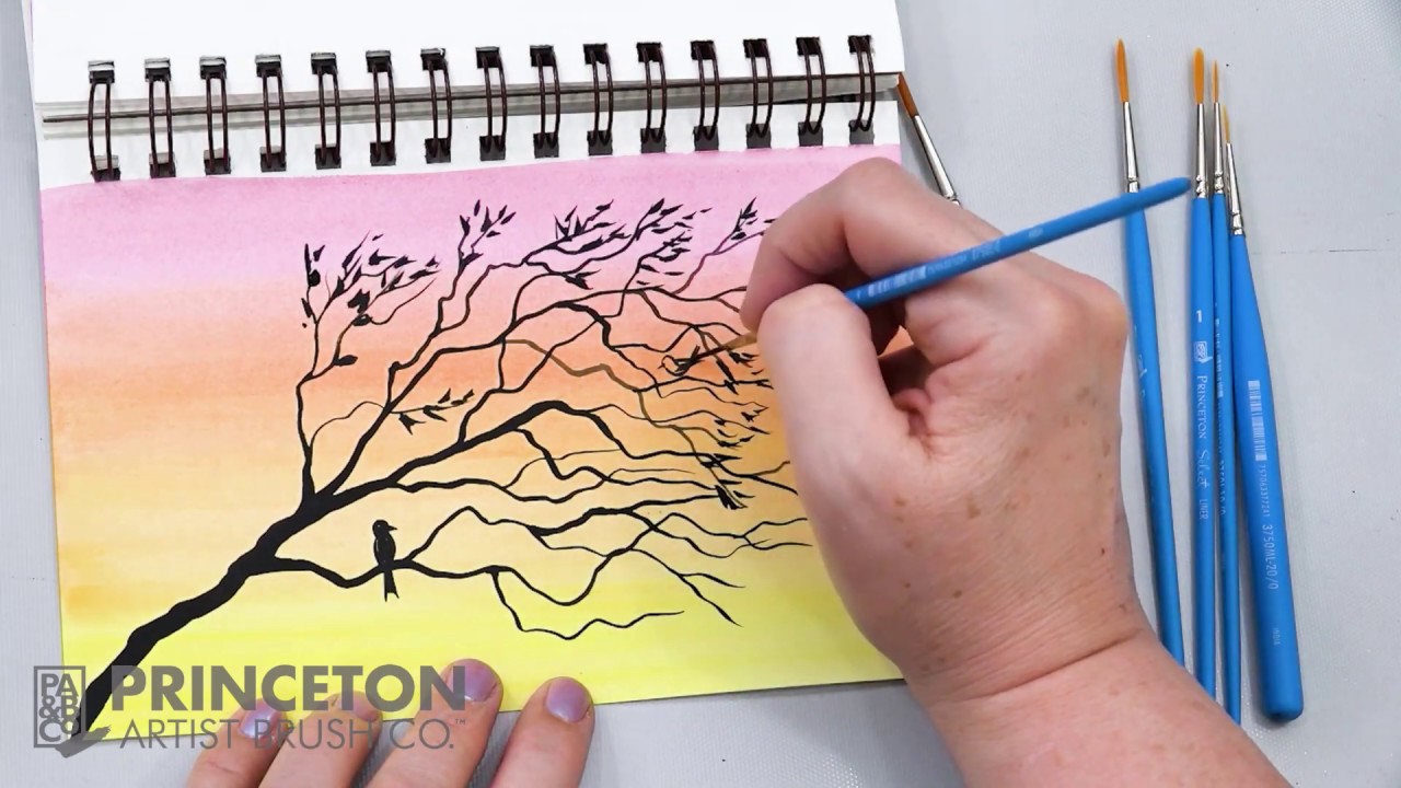 How to use the Select Artiste&trade; Liner Brush with Angela Anderson