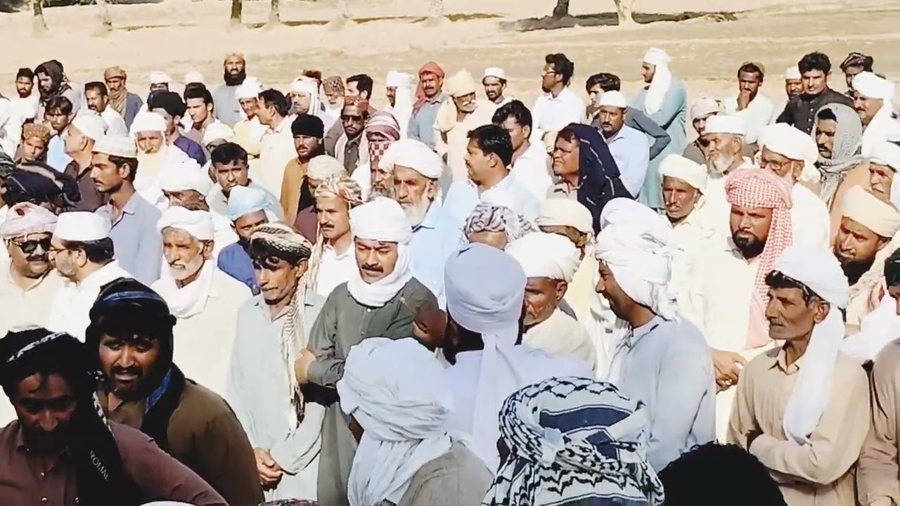 گلشن فرید چولستان۔ نماز جنازہ ۔ ہزاروں افراد کی شرکت۔  ہر آنکھ اشکبار