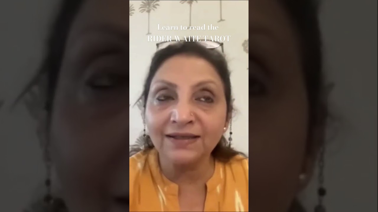 Learn to read the Rider Waite Tarot deck with Sujata #shorts
