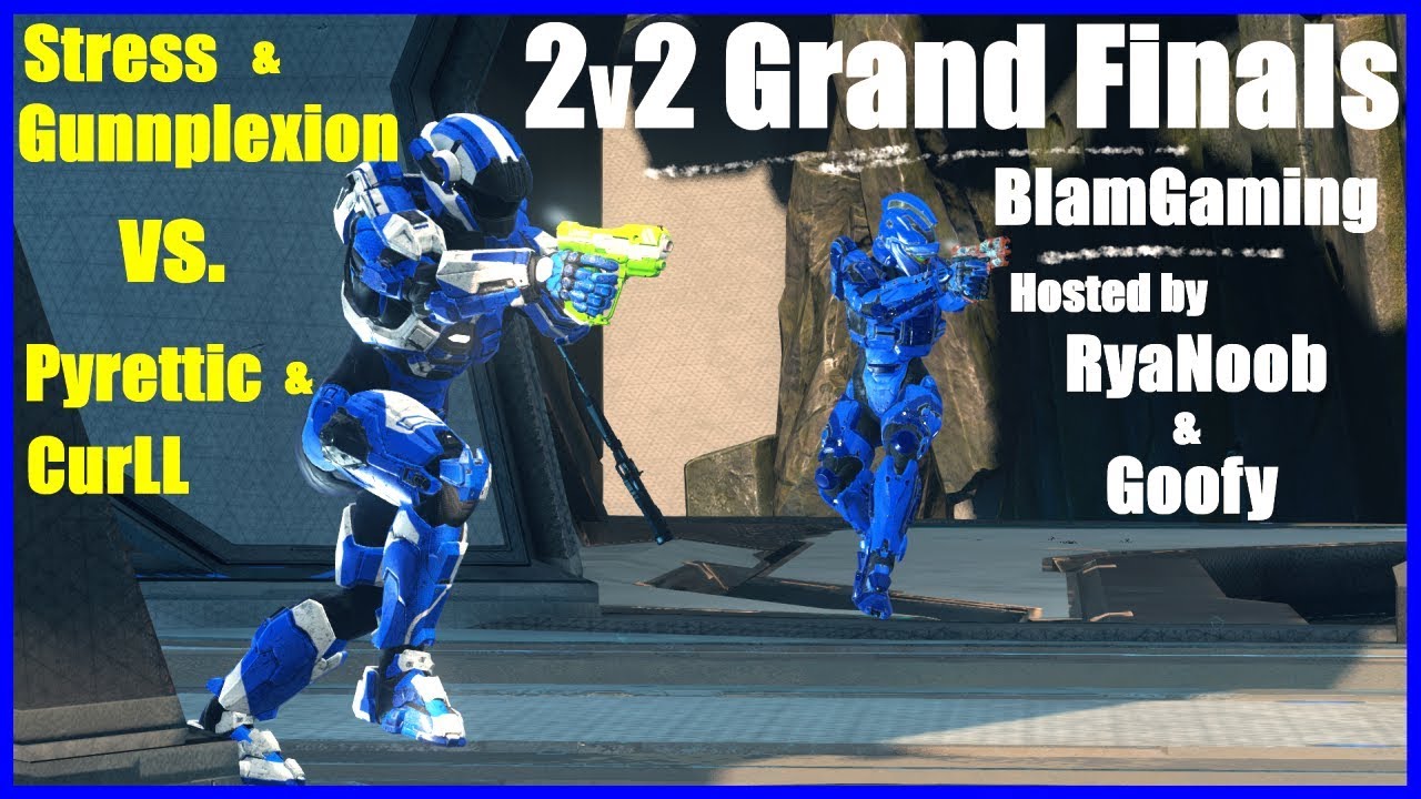 Stress & Gunnplexion vs Pyrettic & CurLL - Halo 5 2v2 BlamGaming Tournament Grand Finals