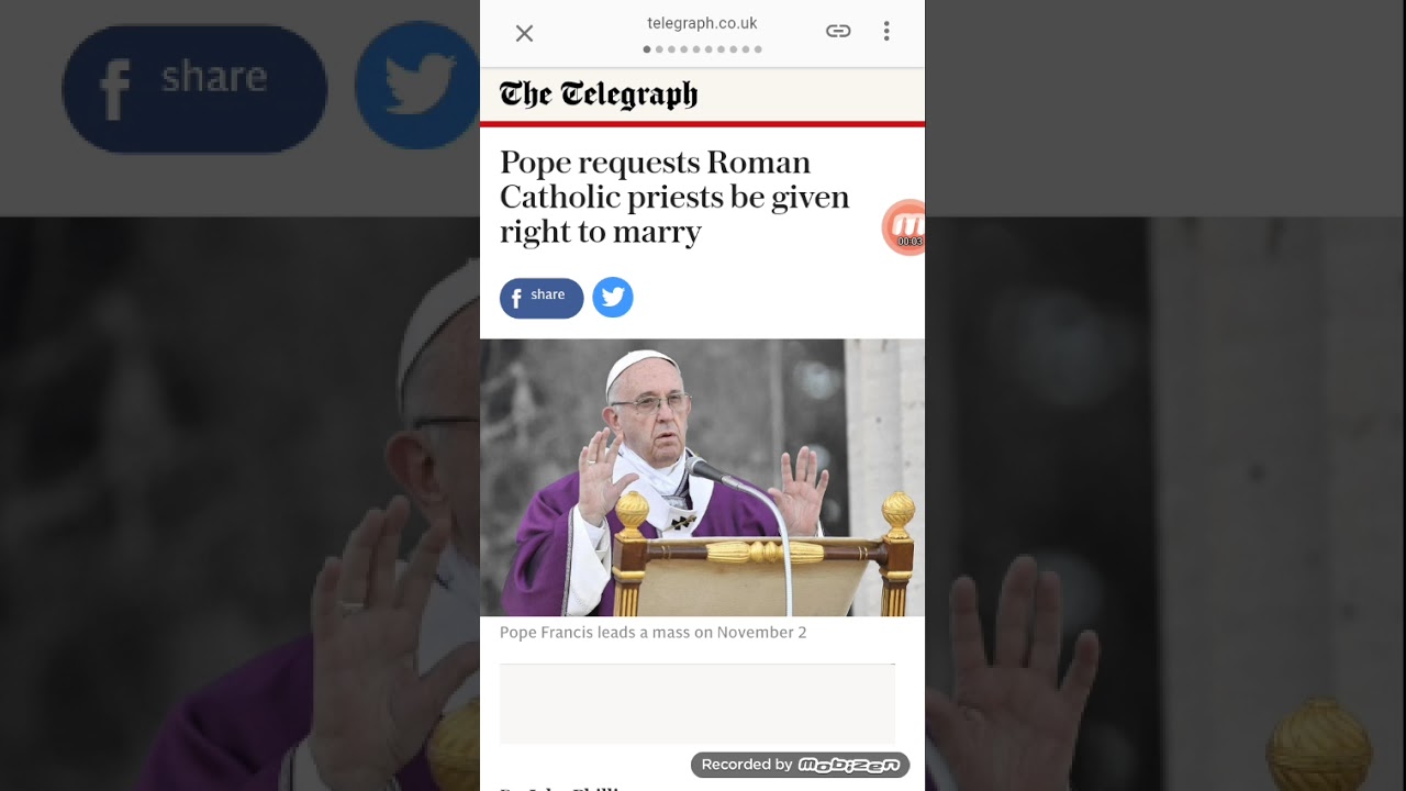 Pope Francis Wants Priests To Marry?
