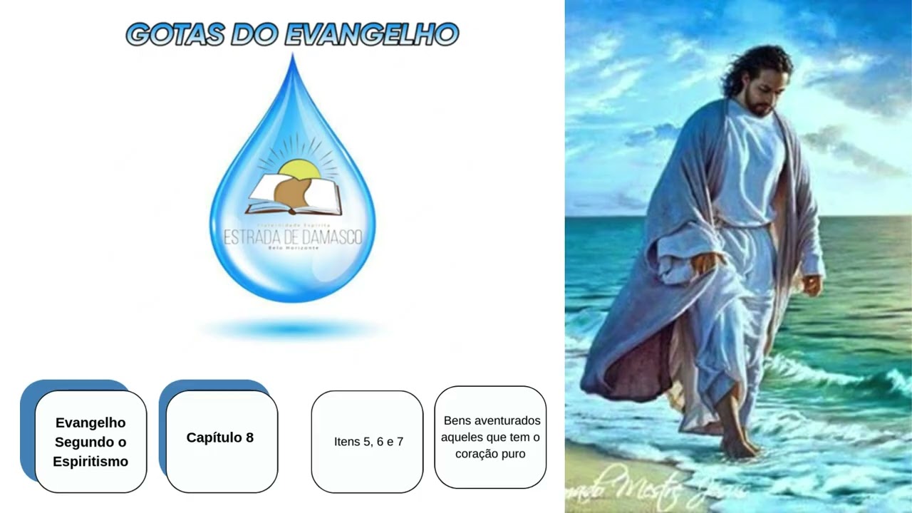 Gotas do evangelho, evangelho segundo o espiritismo, cap&iacute;tulo 8, item 5, 6 e 7