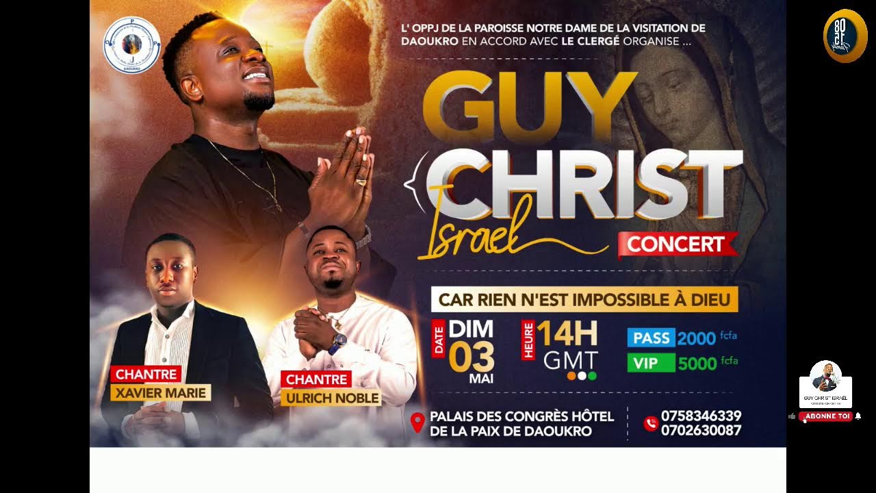 SERVITEUR GUY CHRIST ISRAËL / AVEC DIEU NOUS FERONS DES EXPLOITS / 08H15 DU  20-02-2026