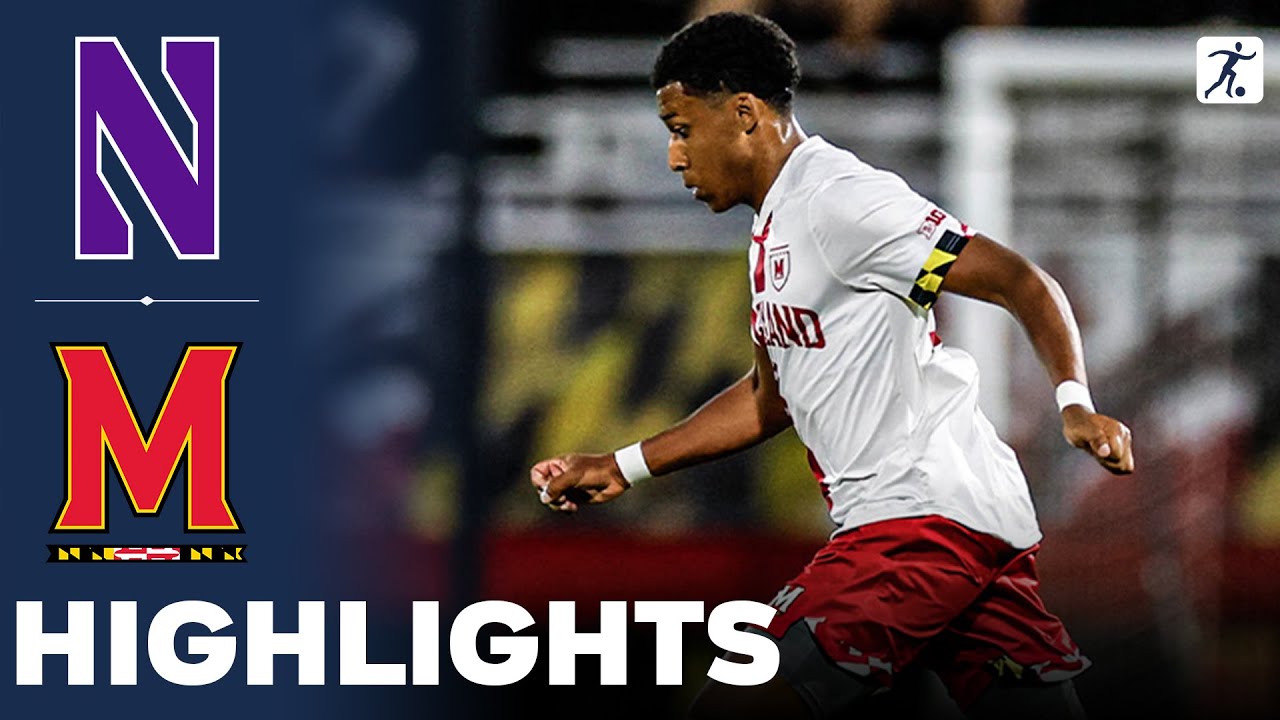 Northwestern vs Maryland | NCAA College Soccer | Highlights - September 27, 2024