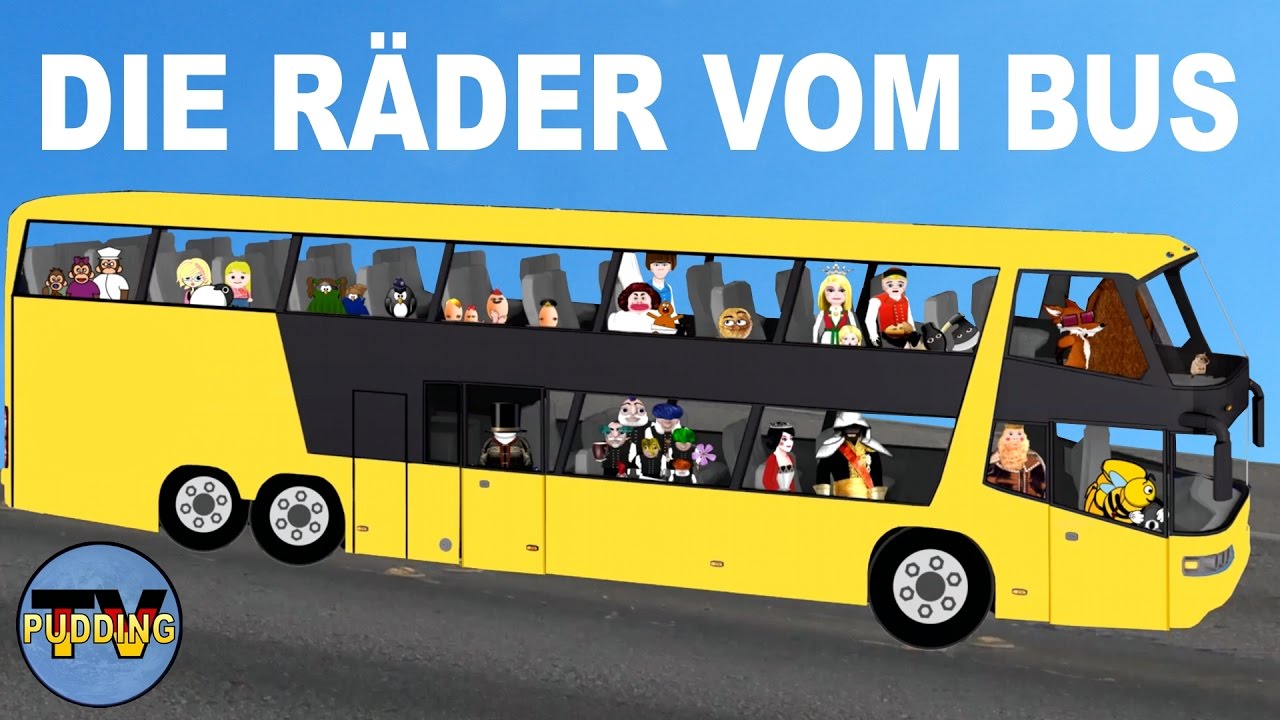 Die Räder vom Bus - Deutsche Kinderlieder