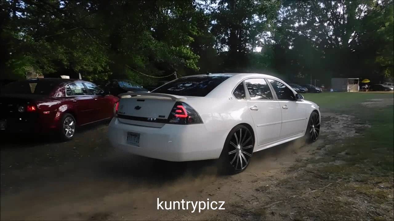 White impala velocity & Grey n black drop top mustang velocity wheels