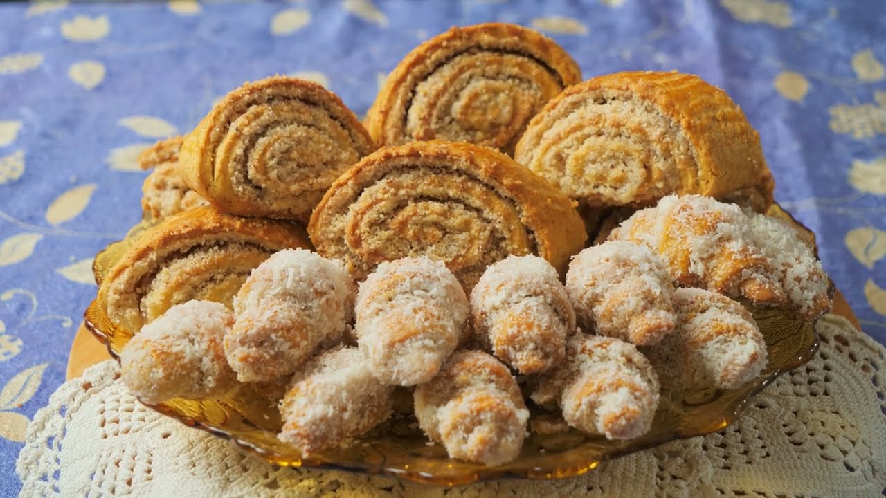 Антикварные пирожные с грецкими орехами &ndash; два вида, быстрое приготовление