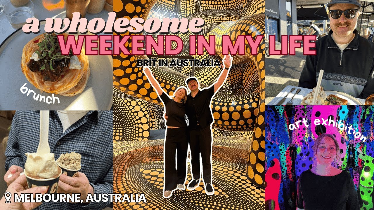 Living in Melbourne - Weekend In My Life (vlog) | scooters, NGV exhibition, charity shops & beach ✨