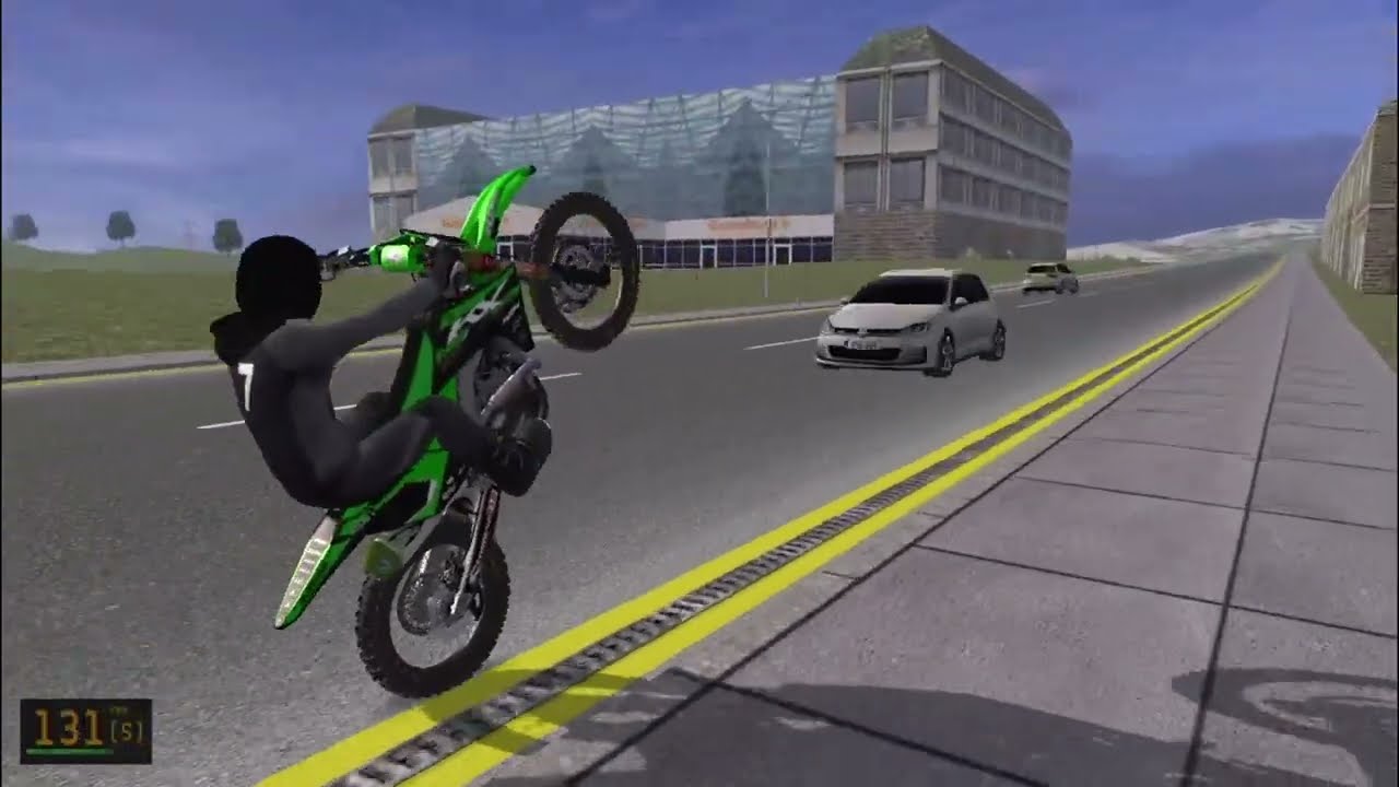 Kawasaki kxf 250 factory wheelie training