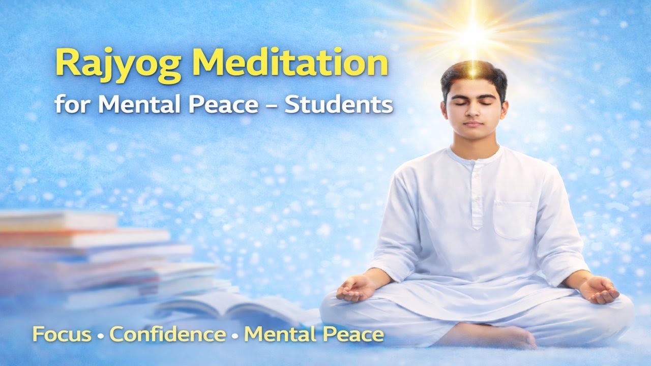 Rajyog Meditation for Students | BK Meditation Commentary for Focus & Confidence