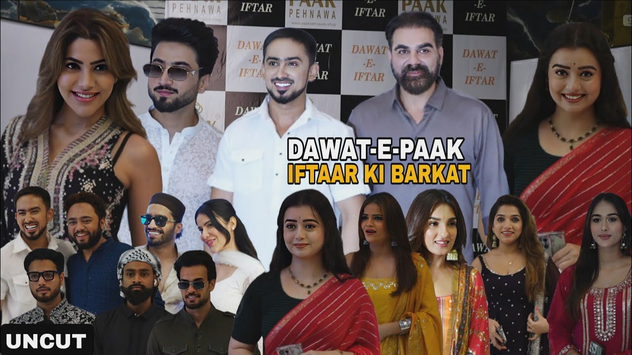 UNCUT - Dawat-E-Paak Hosted By Adnan Shaikh Sitaron Ki Mehfil, Iftar Ki Barkat | Mr.Faisu, Adnaan S