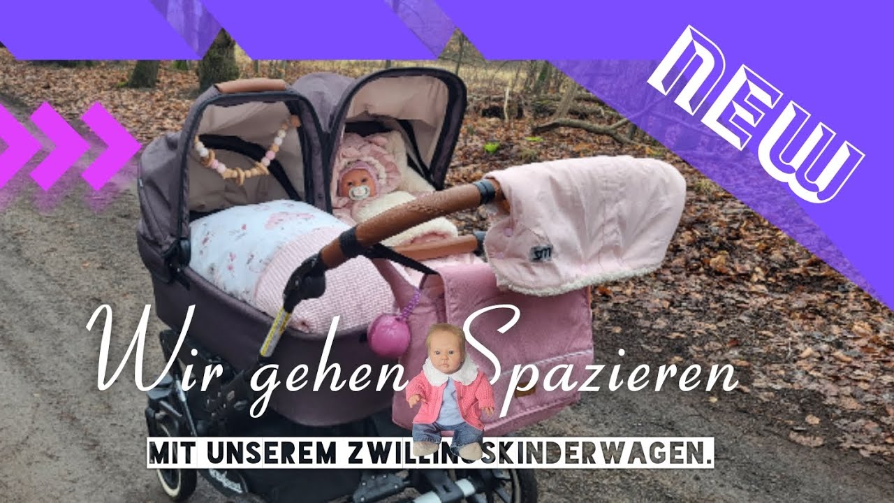 Mit zwei Rebornbaby's (Puppen) Spazieren gehen. 