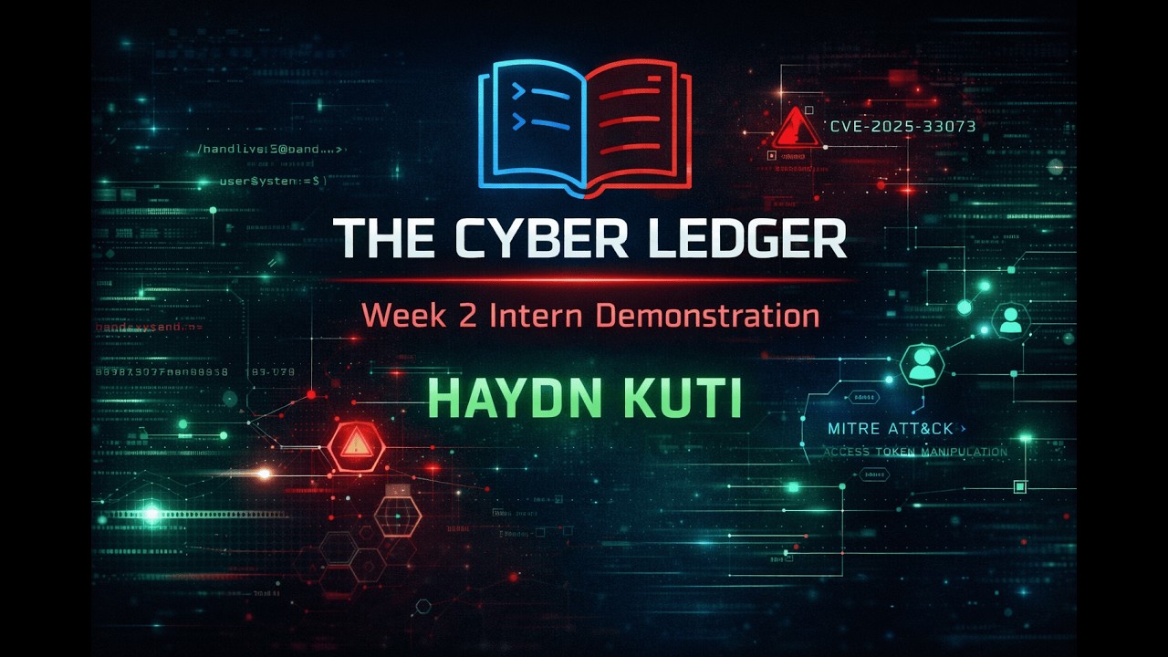 TCL Internship Week 2 presentation | Haydn Kuti Bandit 0–20 Walkthrough + CVE-2025-33073 Analysis