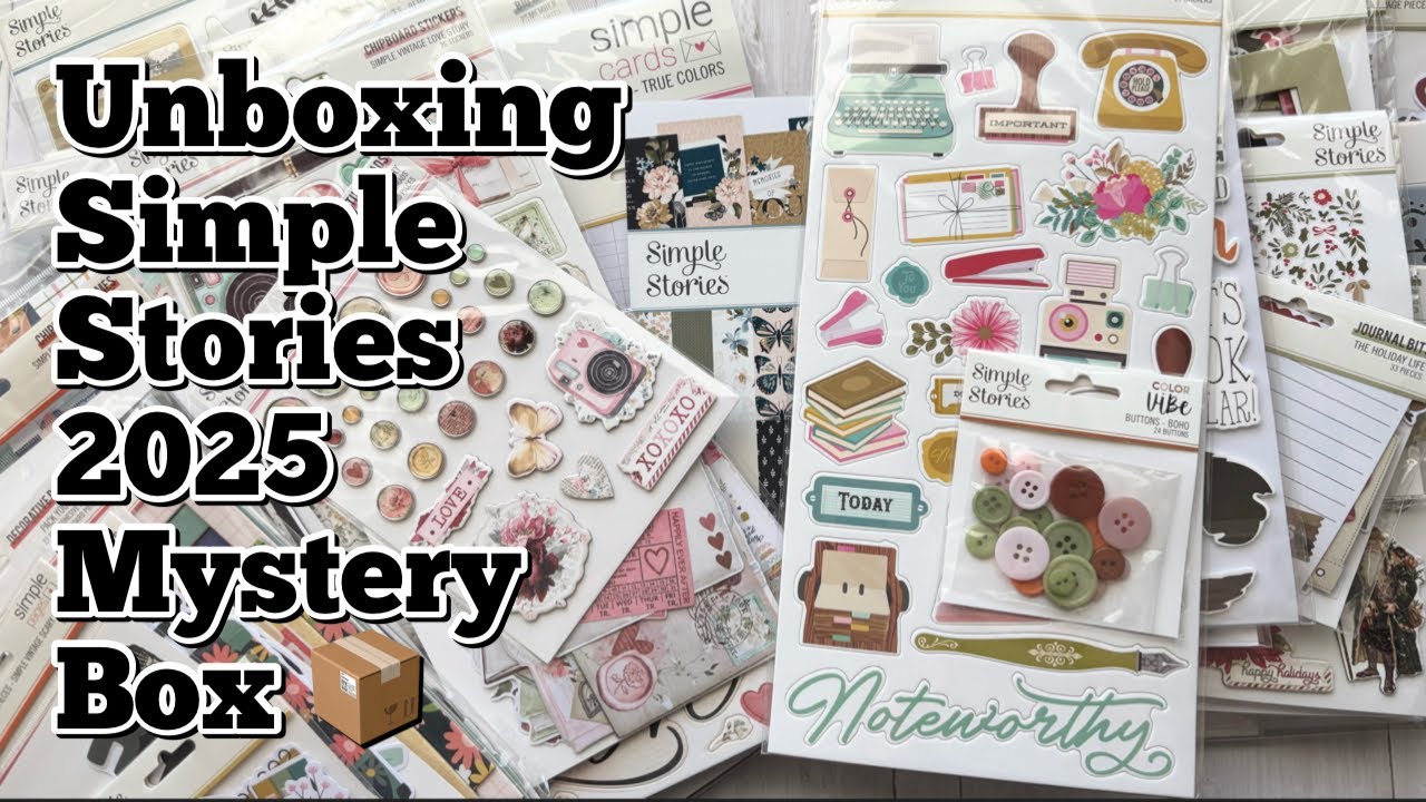 COME SEE! Unboxing Simple Stories 2025 Mystery Box