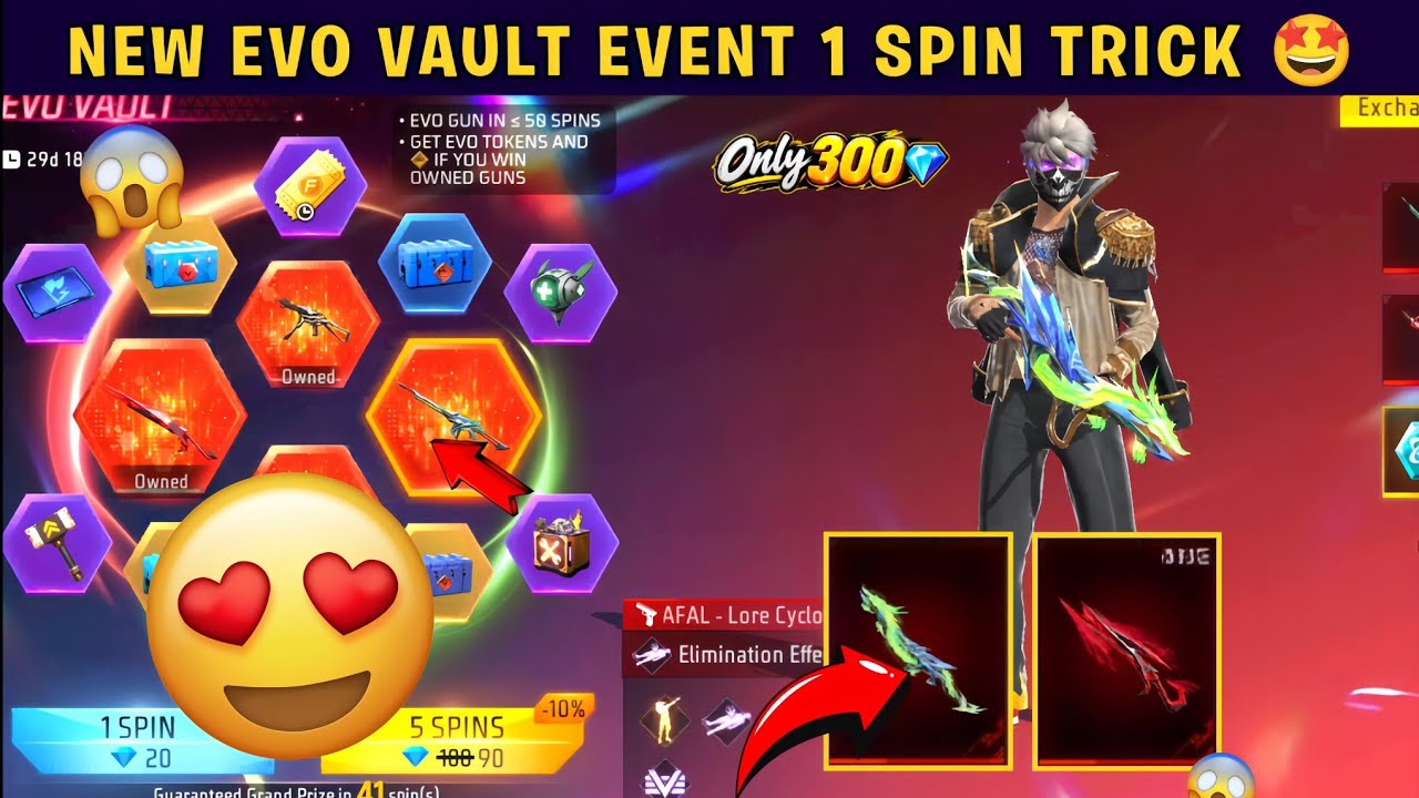 New Evo Vault Event | Evo Vault Event Spin | Evo Vault Event Free Fire | Free Fire New Event