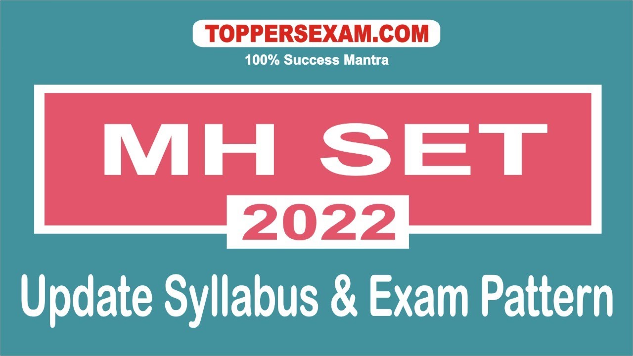 MH SET Update Syllabus & Pattern | Mock Practice 2022 | MCQ | Solved Paper | Study Material  & eBook