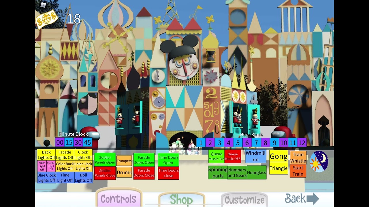 Roblox Control The Clock Tower Clock Parade (My version)