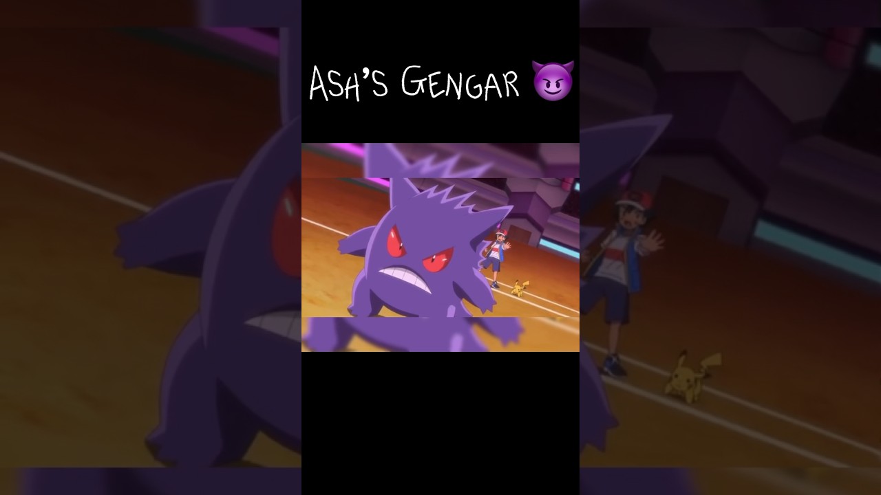 Ash&rsquo;s Gengar vs Marnies Grimmsnarl&hellip; #pokemon #pokemonamv #shorts