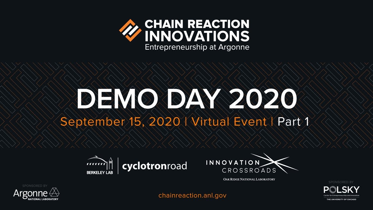 Chain Reaction Innovations Demo Day 2020 Part 1