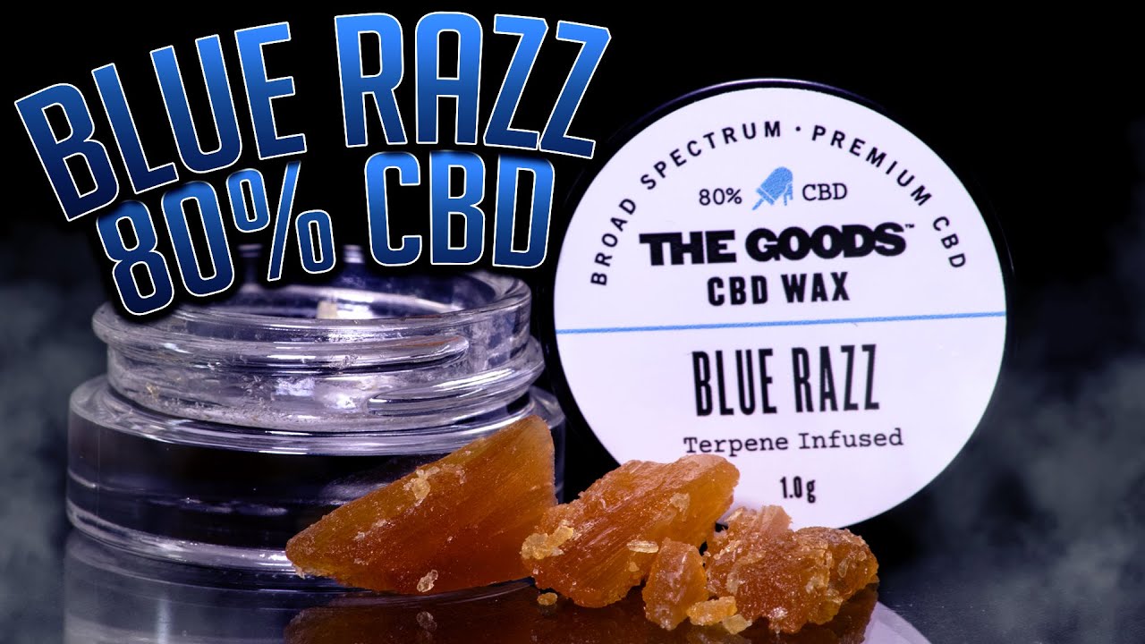 BLUE RAZZ 80% CBD WAX | The Goods