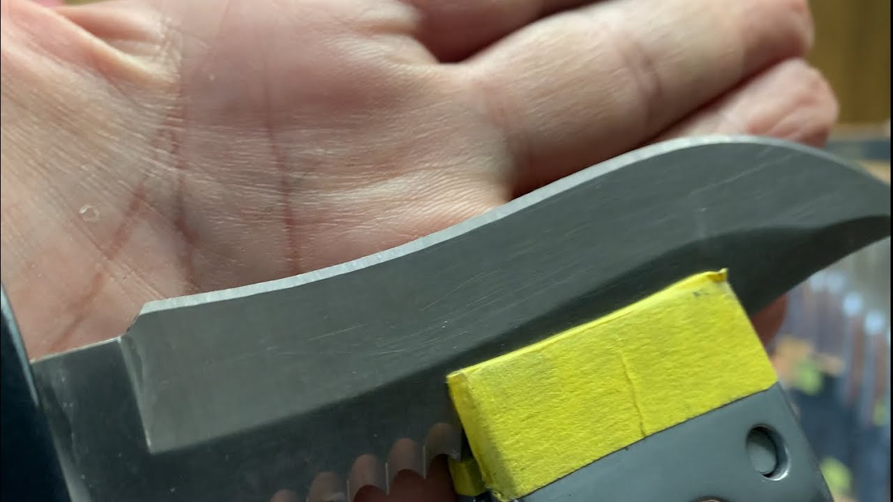 Как заточить нож с обратной кривизной на Tormek T8. #нож #заточка
