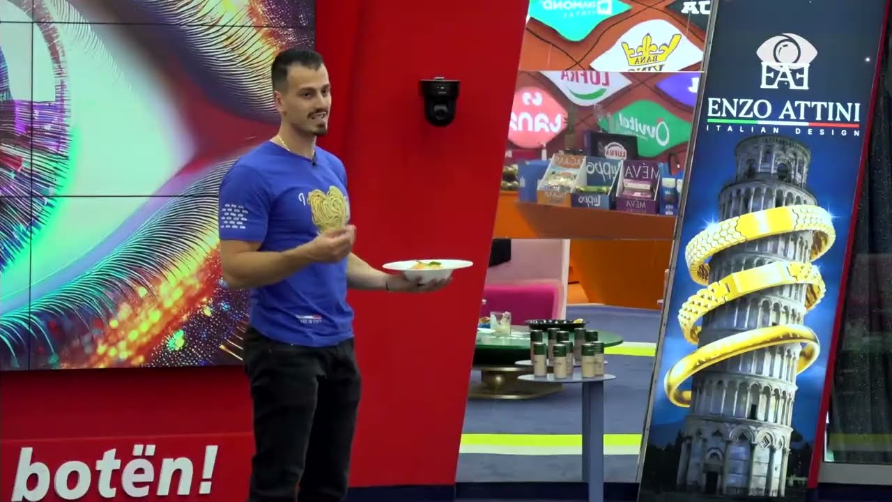 Mateo prezanton spaghetti-t q&euml; ka gatuar - Big Brother Albania VIP 5