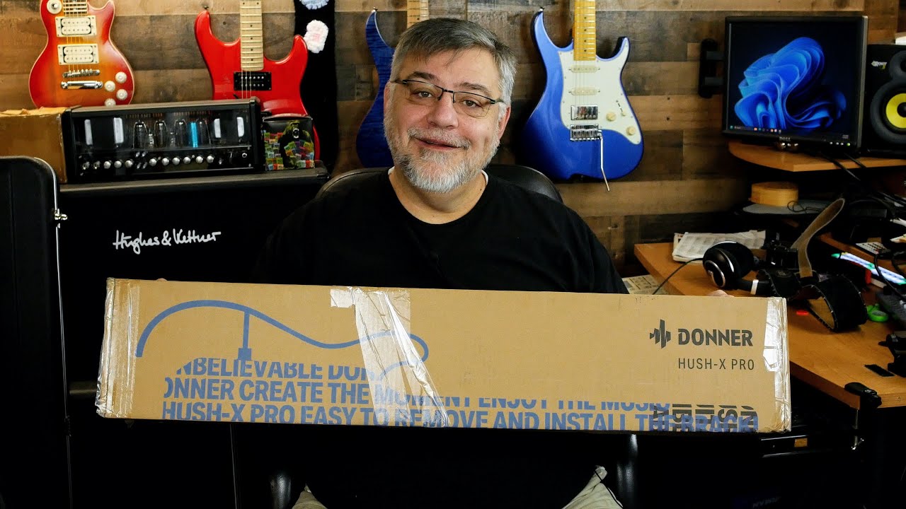 The NEW HUSH-X PRO Travel Guitar from Donner!