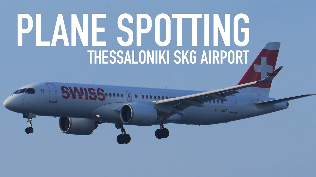 25 airplanes in 20 minutes | ATR 72 B737 Airbus A220 at Thessaloniki SKG Airport | PLANE SPOTTING
