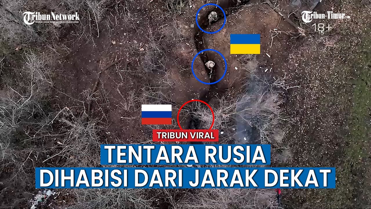 FULL! Pertempuran Parit Rusia Vs Ukraina, Tentara Rusia Dihabisi