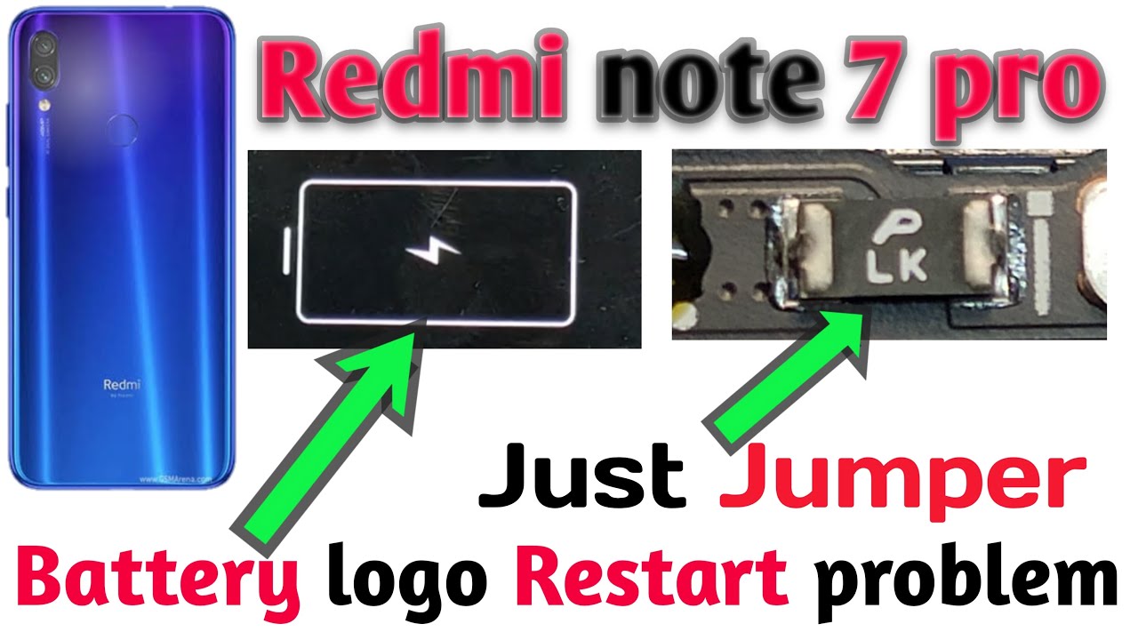 Redmi note 7 pro_battery logo_restart problem solution