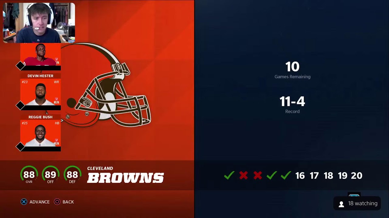 MUT 22 weekend league gameplay with 93 Rice, 90 Wilson gameplay (8-2)