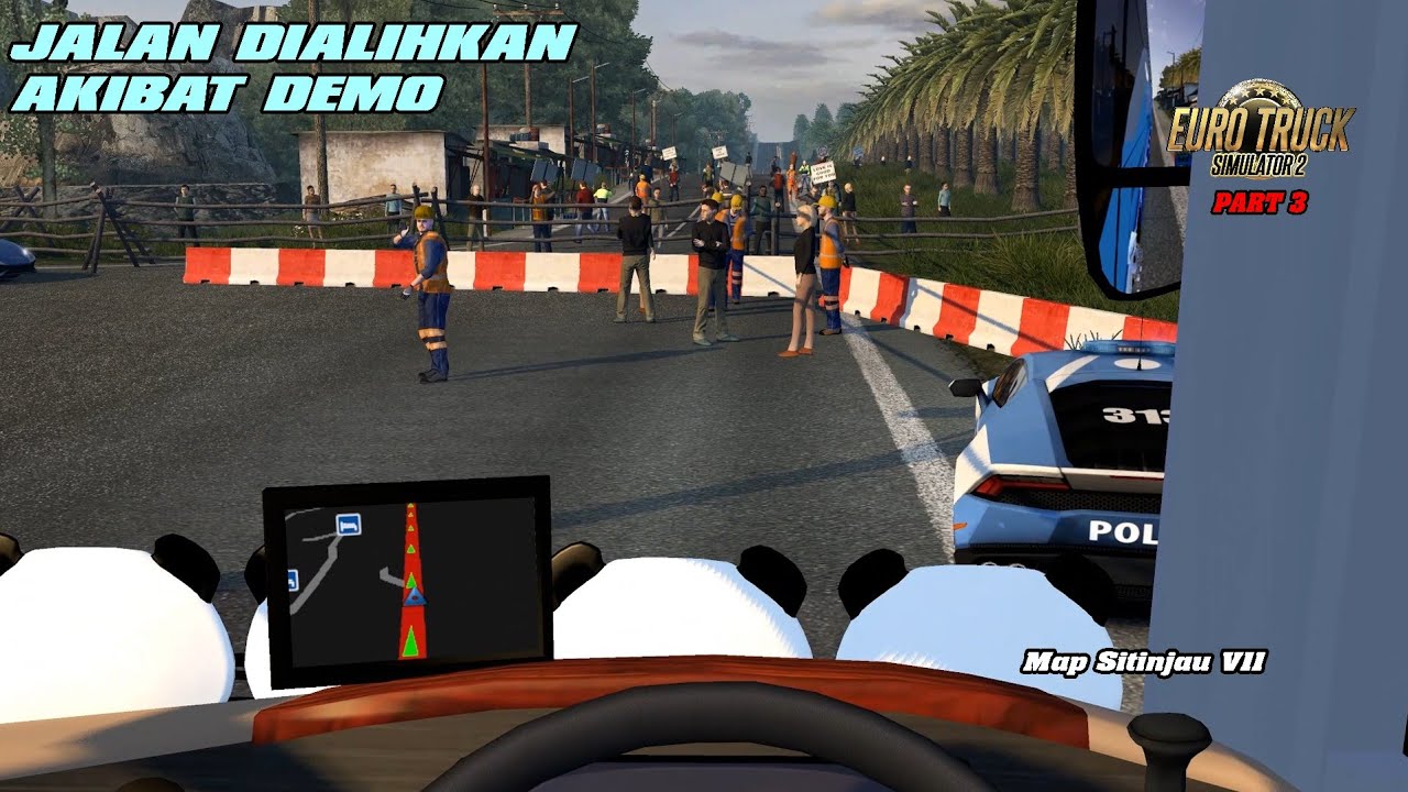 SUBUHAN DI SUNGAI LILIN SUMSEL | ANS PATRIOT SINGLE GLASS PADANG - BANDUNG PART2 | SITINJAU V11 ETS2
