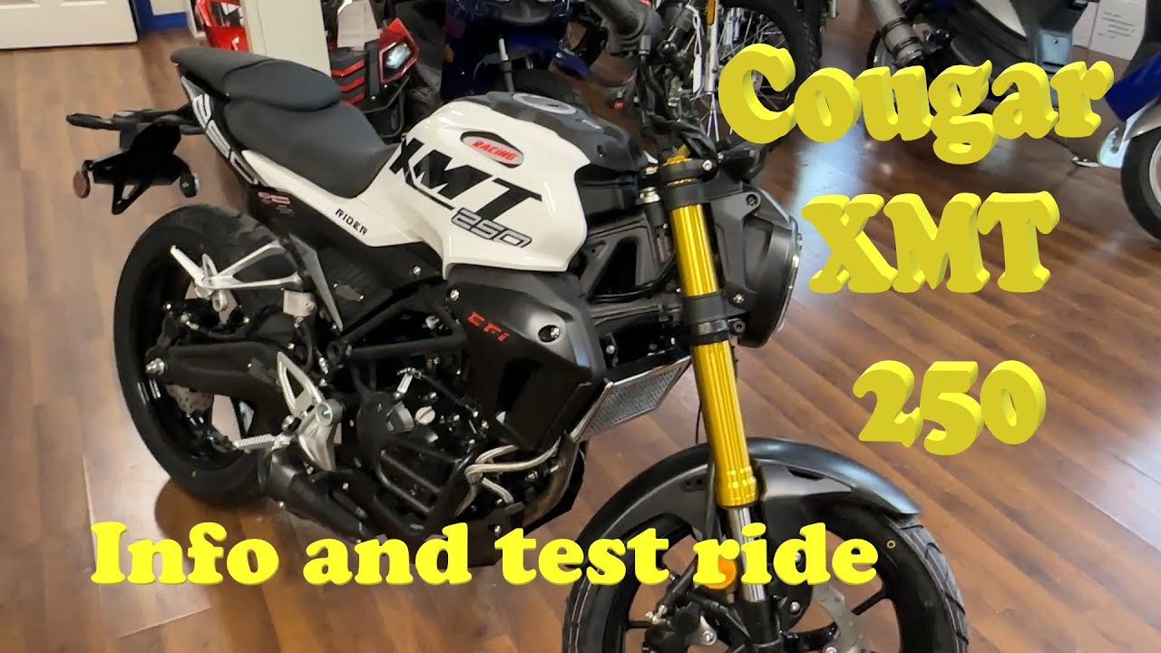 Cougar  Vitacci XMT 250 info & test ride.