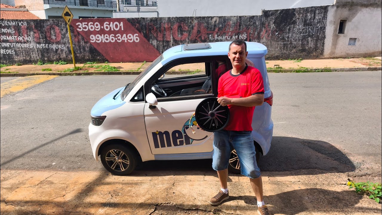 Menor carro elétrico do Brasil up grade que pode ser feito e tirando dúvidas dos inscritos 
