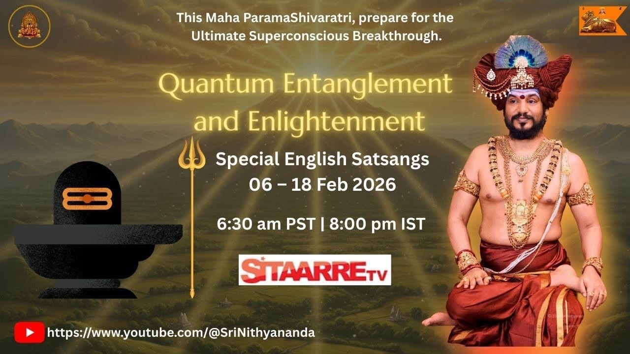 SITAARRE Live Stream  -  KAILASAS Quantum Entanglement & Enlightenment