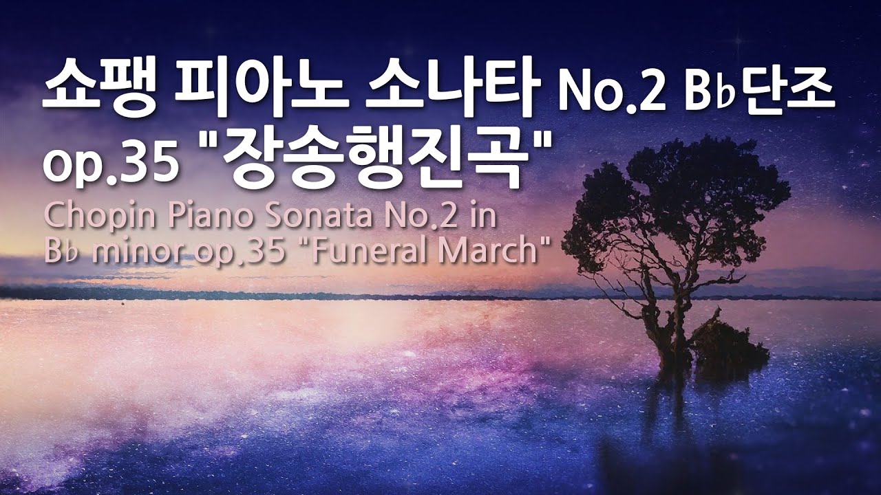 쇼팽 피아노 소나타 No.2 B♭단조 op.35 