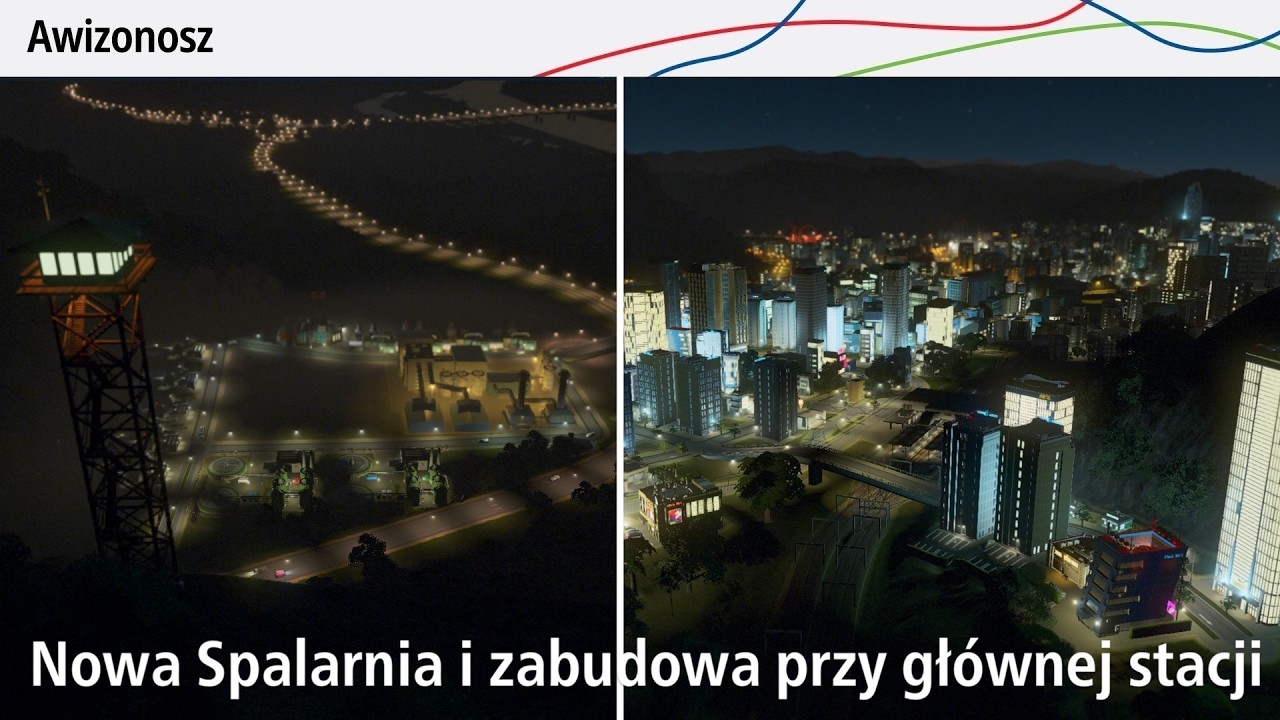 #7 Rozrywka przy pociągach, nowa zajezdnia czy Mega Spalarnia! - 100k w Cities Skylines PS5