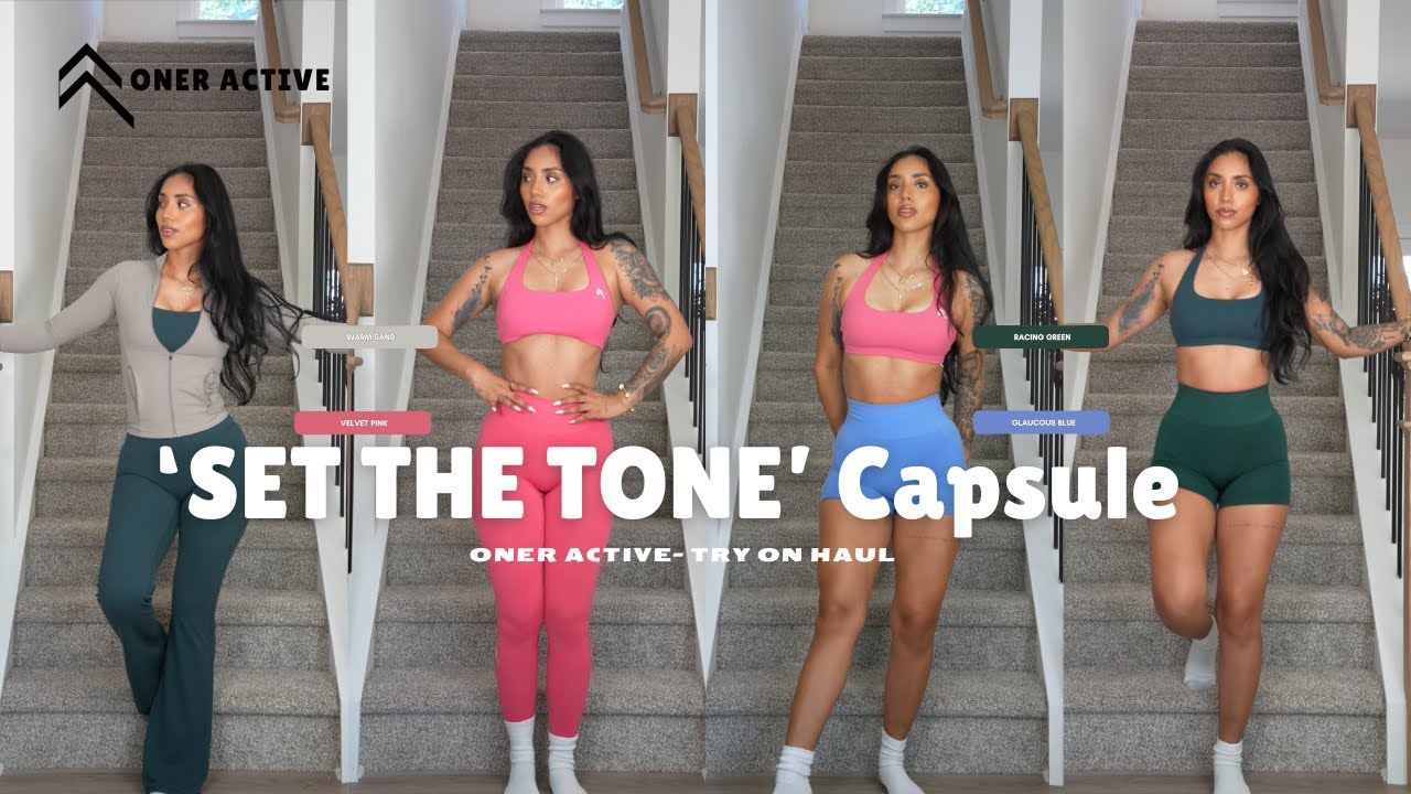ONER ACTIVE - SET THE TONE CAPSULE | TRY ON HAUL + SIZING REVIEW
